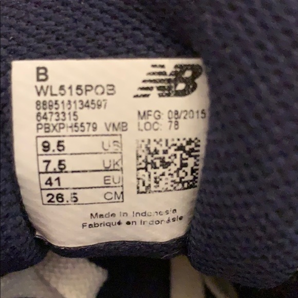 New balance 515 navy and light pink - Picture 2 of 2